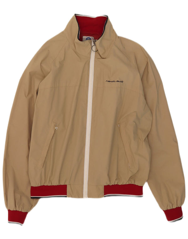 North Sails Chubasquero Hombre UK 42 XL Nylon Color Block Beige