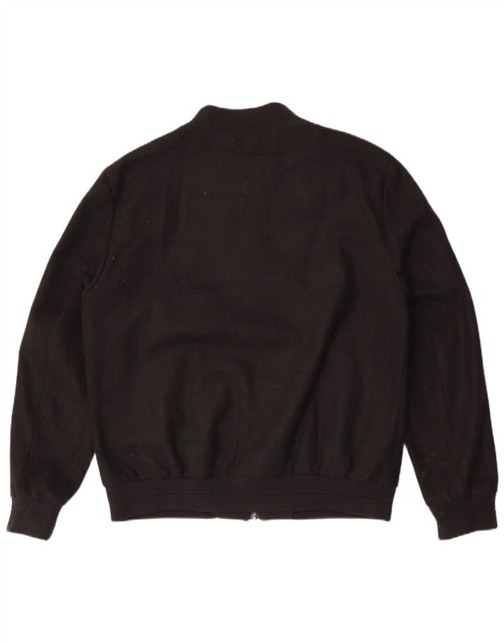 Marks & Spencer Chaqueta Bomber para Hombre Grande Negra