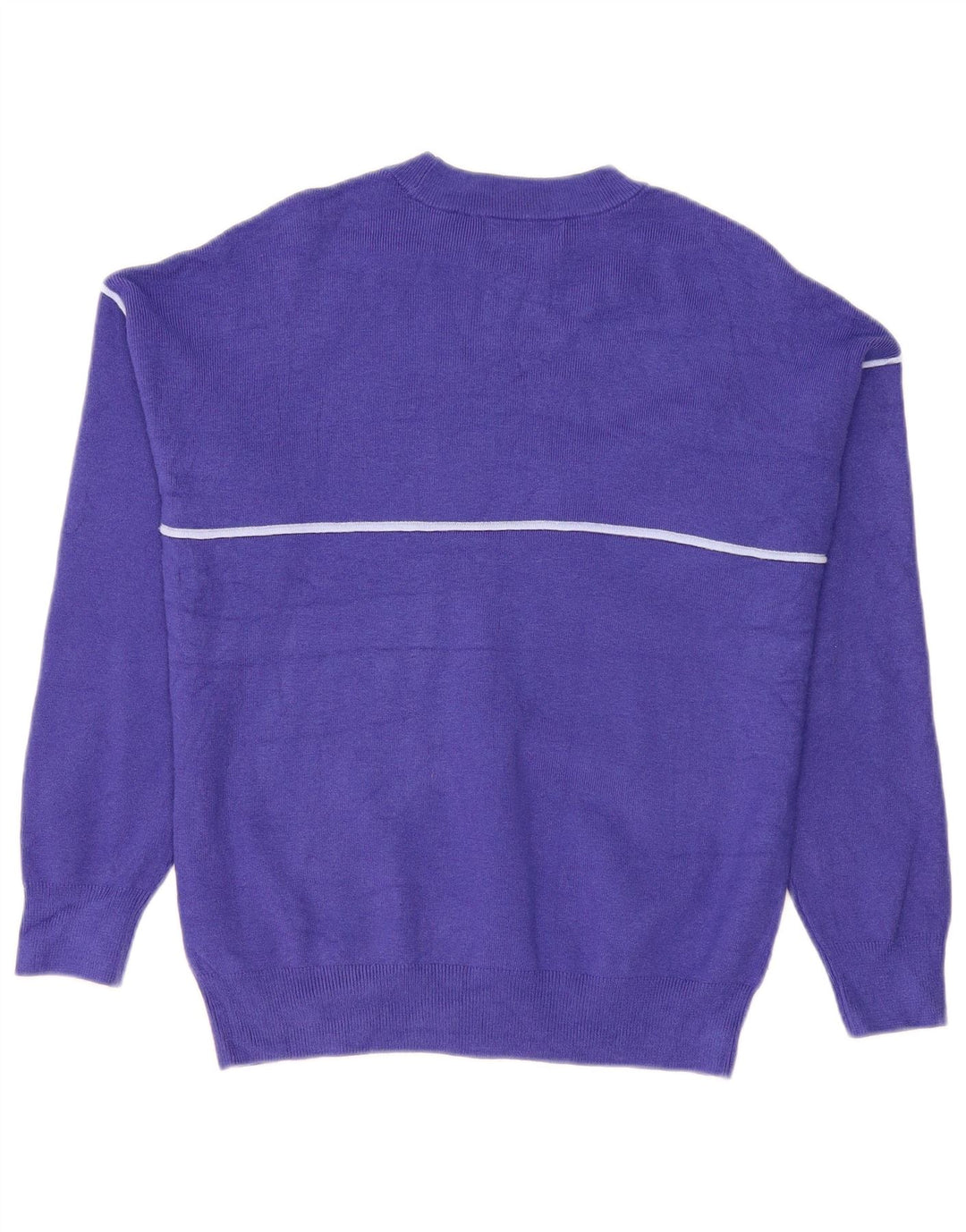 Marks & Spencer Jersey de cuello redondo para mujer UK 44 Viscosa azul medio