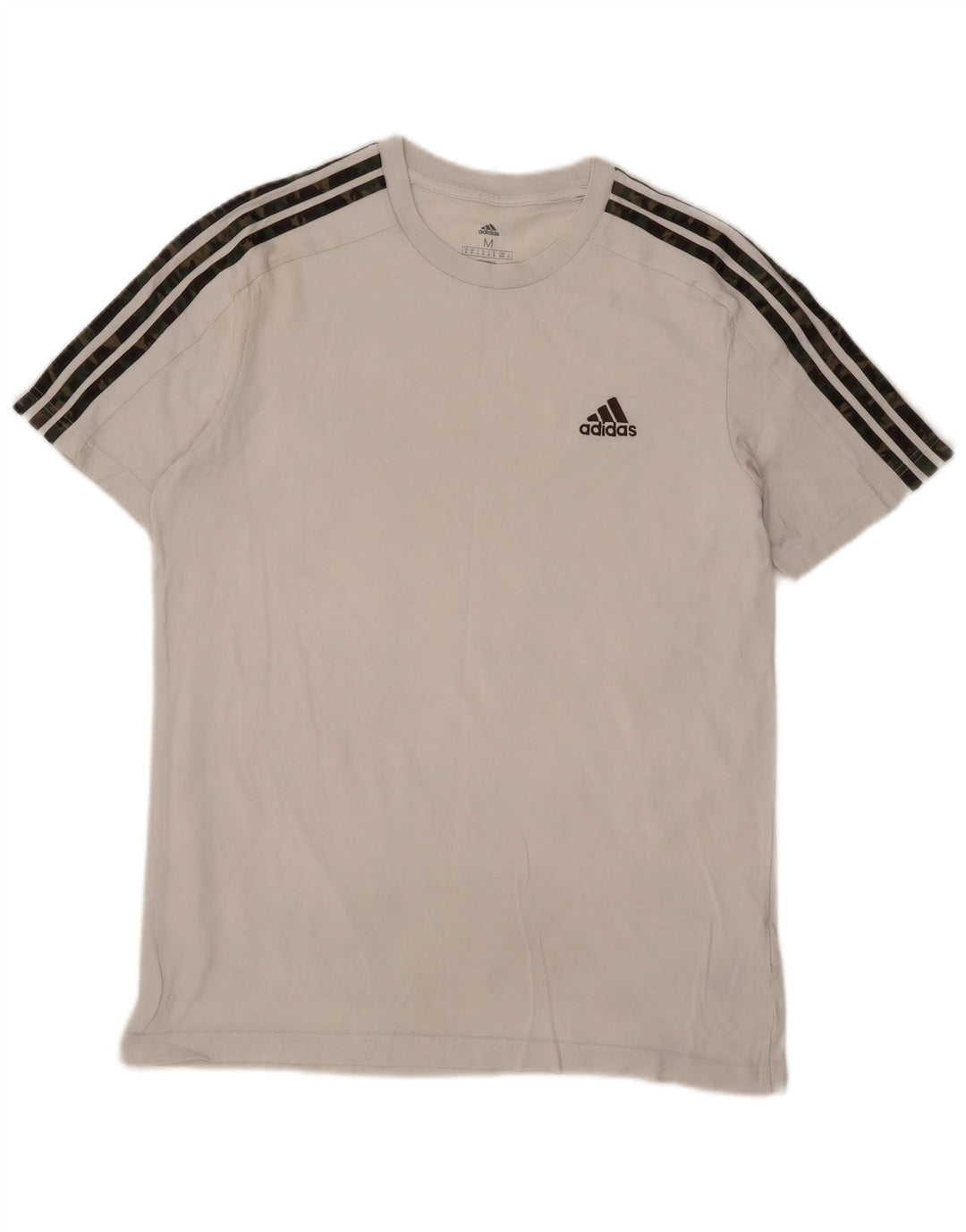 Camiseta Adidas Hombre Top Medium Blanco Algodón
