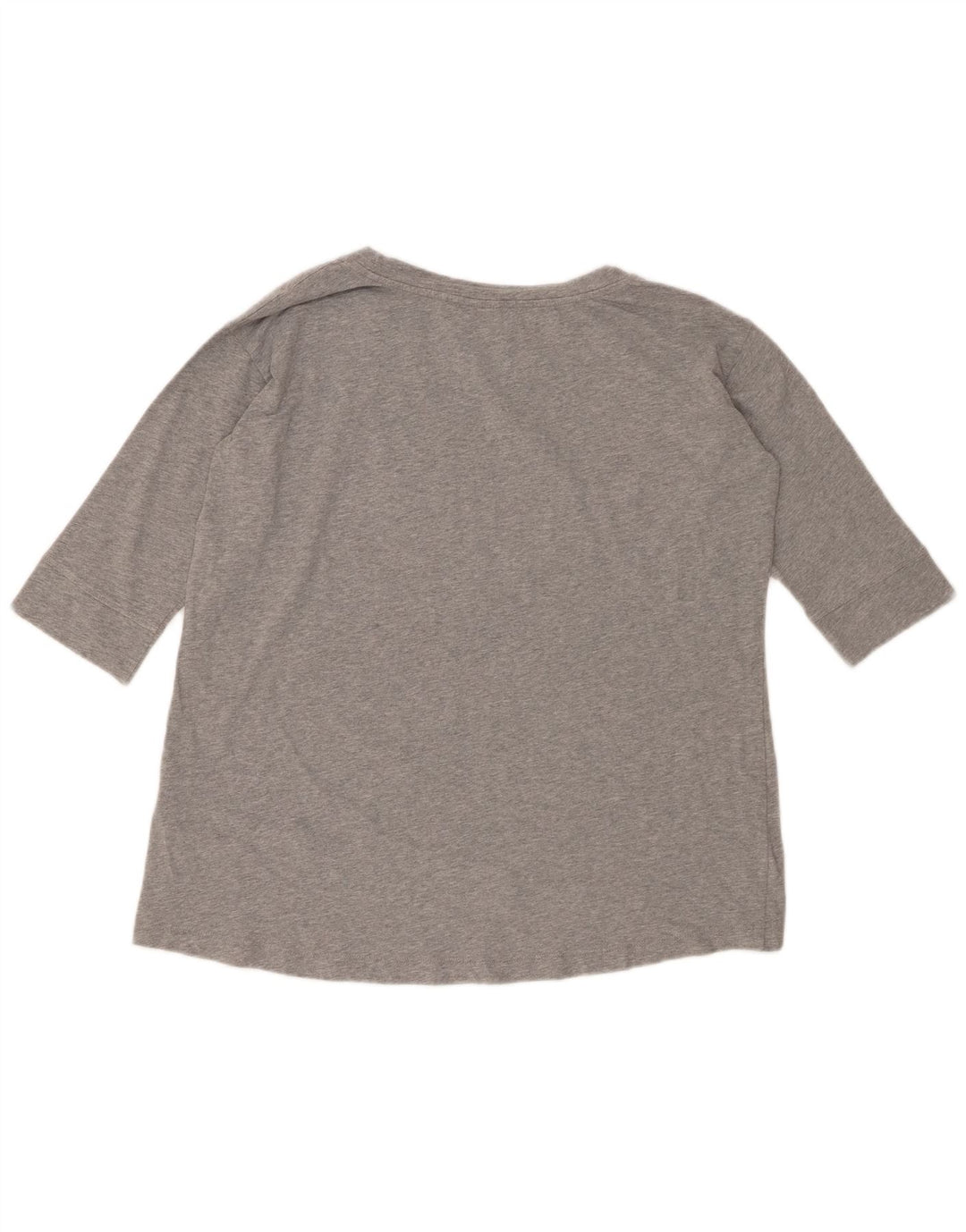 CHAMPION Top gráfico Heritage Fit para mujer, manga 3/4, UK 46, grande, gris