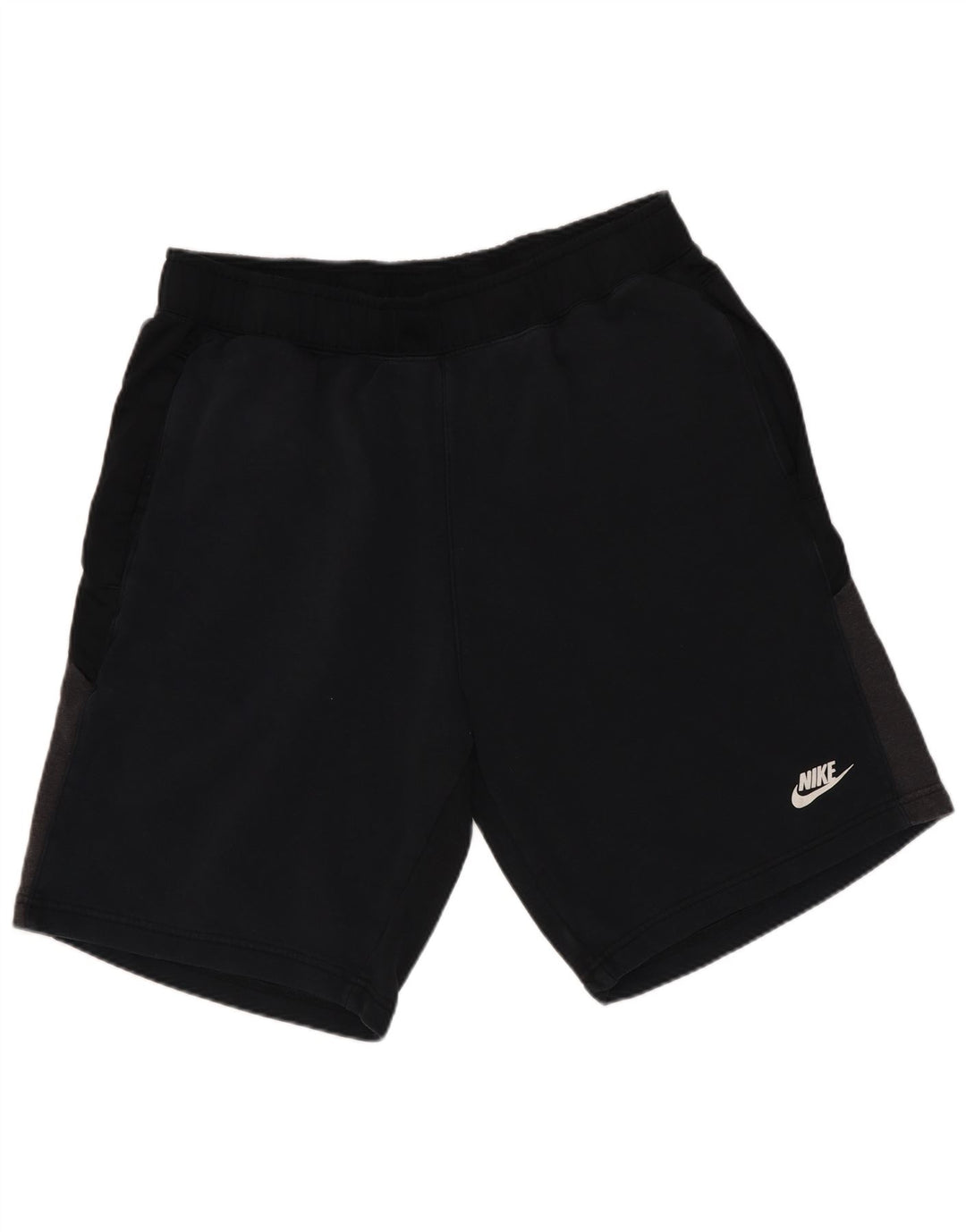Nike - Pantalones cortos deportivos para hombre (talla grande), color negro, algodón