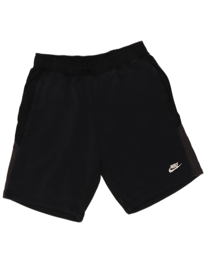 Nike - Pantalones cortos deportivos para hombre (talla grande), color negro, algodón
