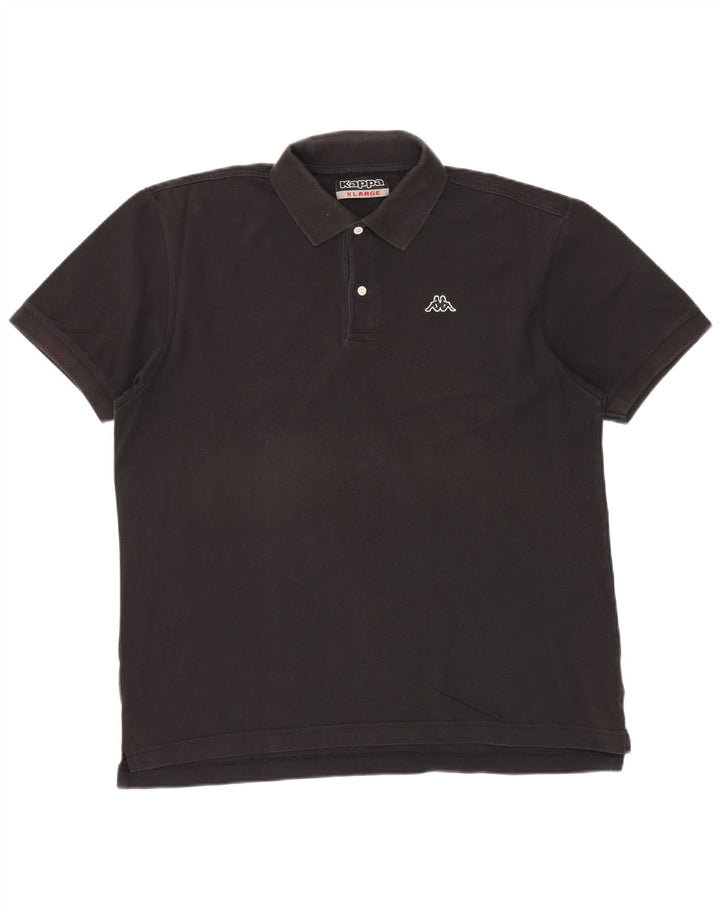 KAPPA Polo Hombre XL Algodón Negro