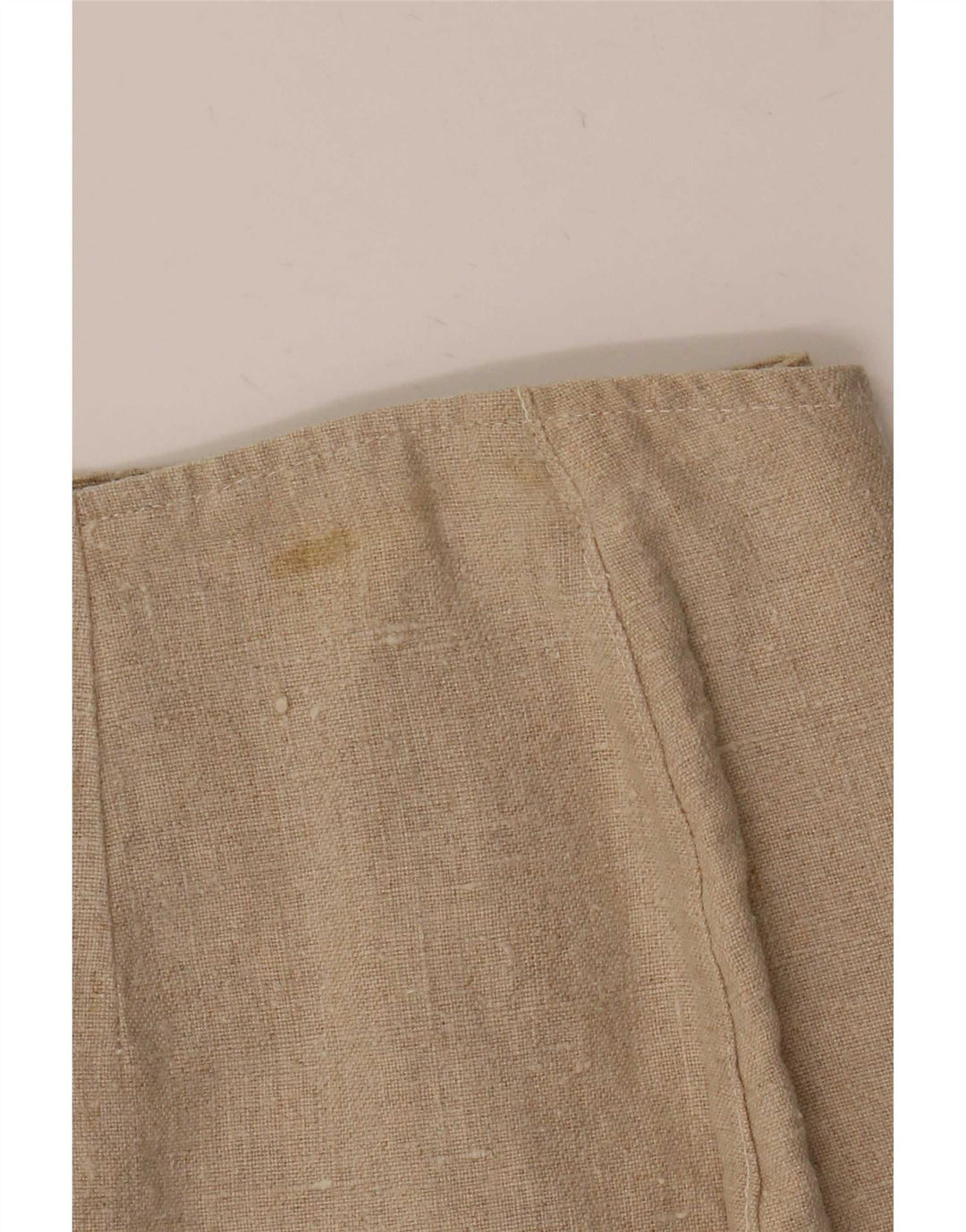 Falda cruzada vintage para mujer pequeña W28 Beige