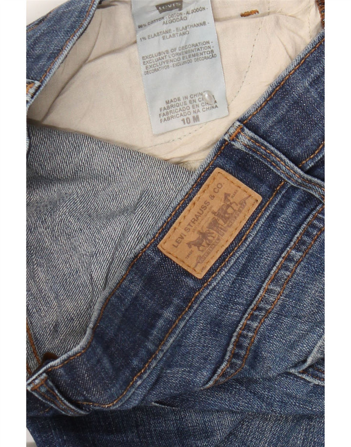 Levi's Jeans 525 Bootcut para mujer US 10 Large W30 L28 Algodón azul