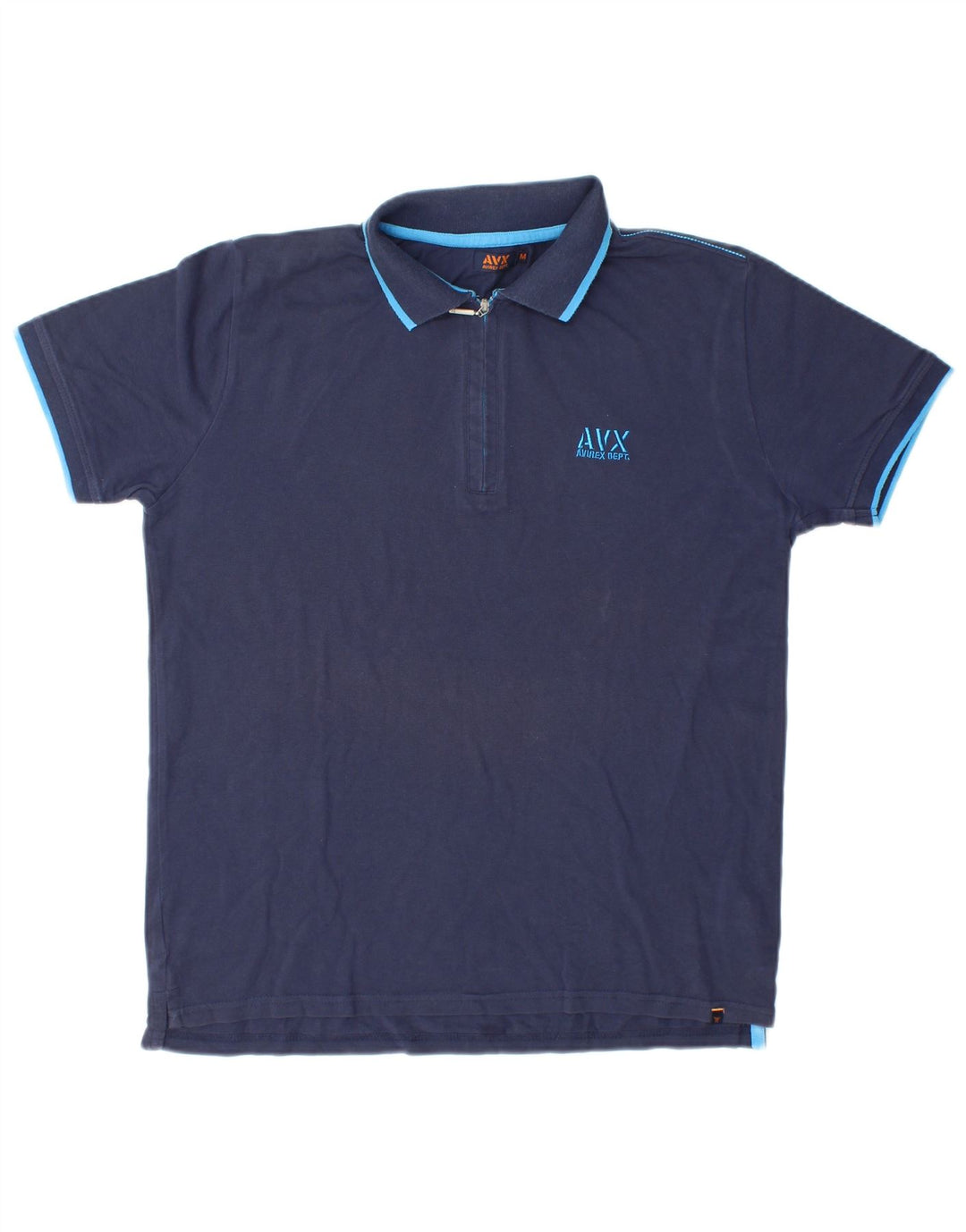 AVIREX Polo Hombre Algodón Azul Marino Medio