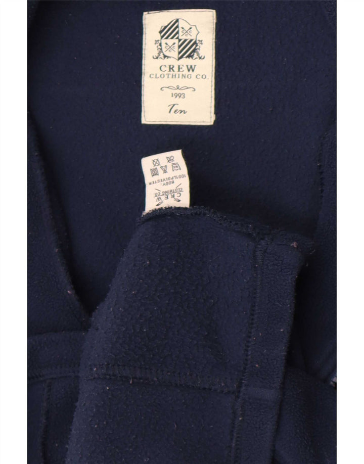 Crew Clothing Chaqueta polar para mujer UK 10 Small Poliéster azul marino