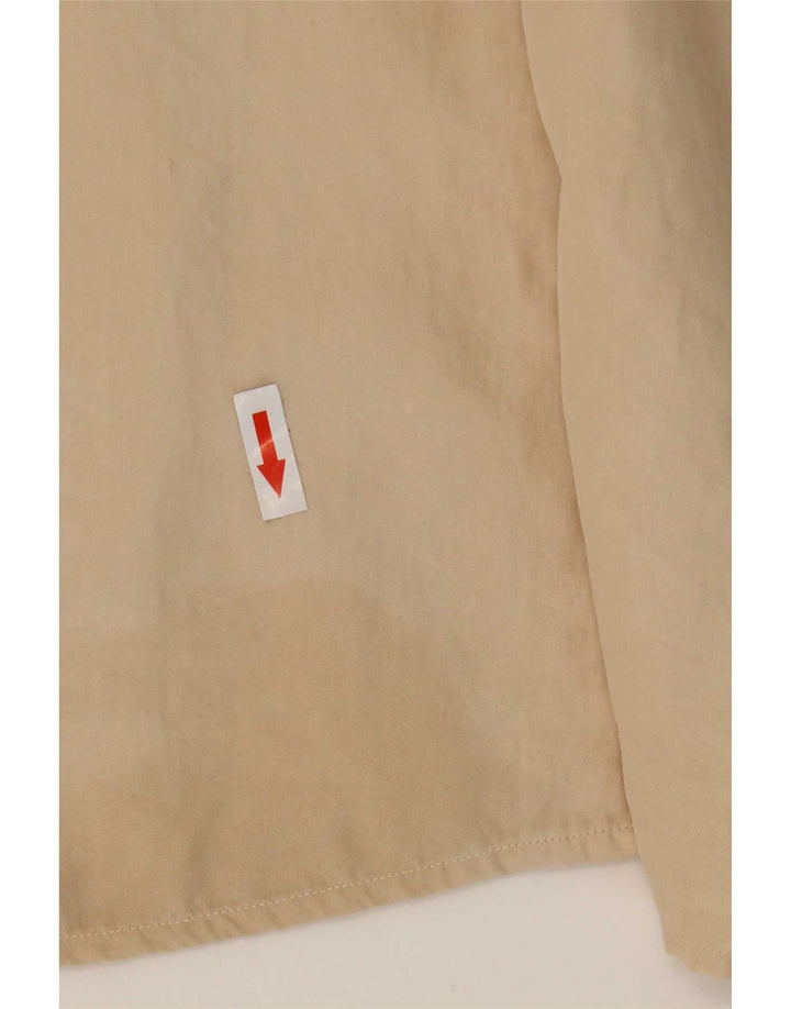 Blusa vintage para mujer IT 48 XL Seda Beige