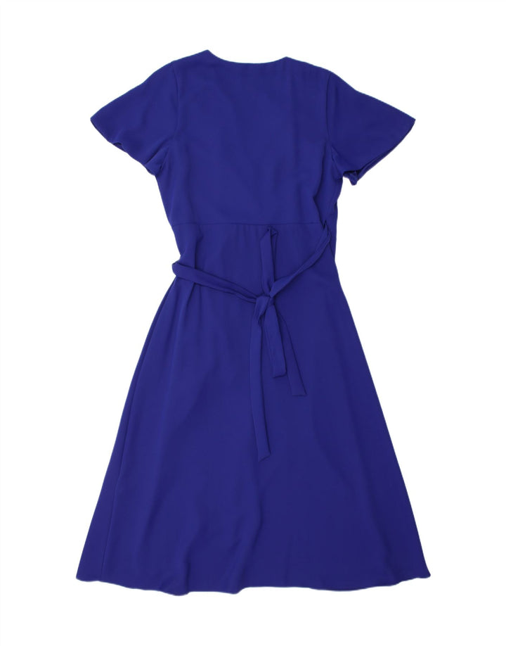 Vestido cruzado para mujer Phase Eight UK 42 Poliéster azul medio