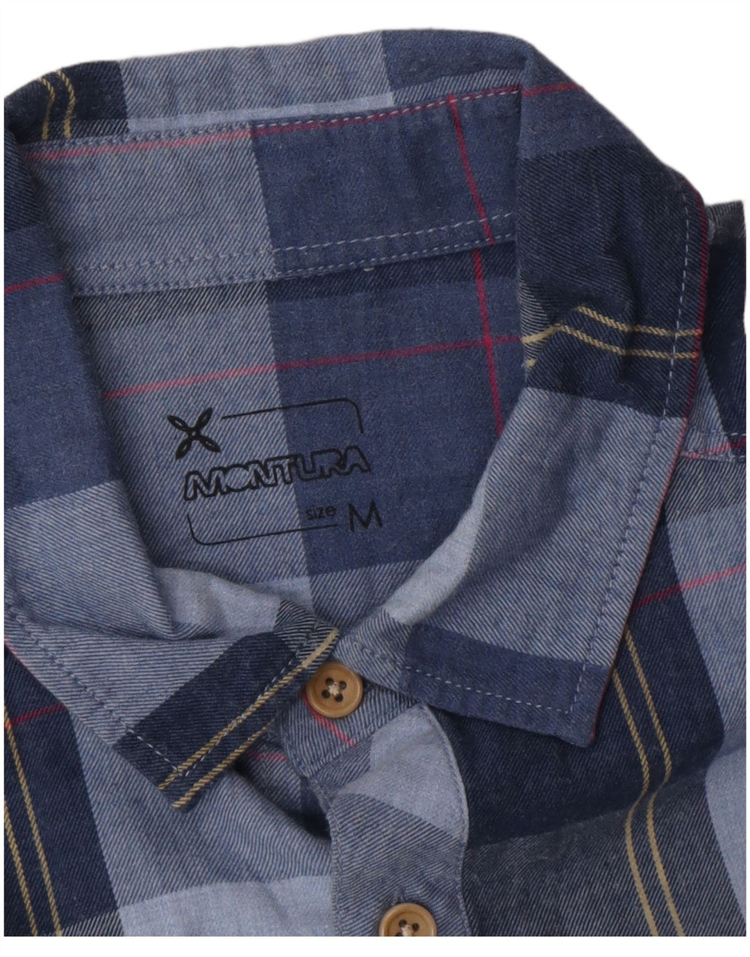 MONTURA Camisa De Franela Hombre Medium Navy Blue Check