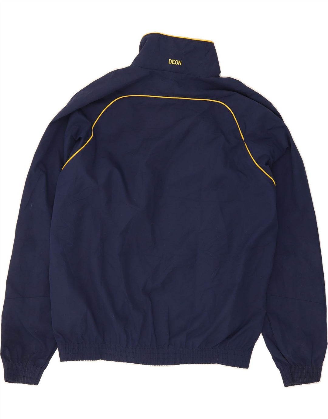 ERREA Mens Tracksuit Top Jacket XL Navy Blue Colourblock Polyester Vintage Errea and Second-Hand Errea from Messina Hembry 
