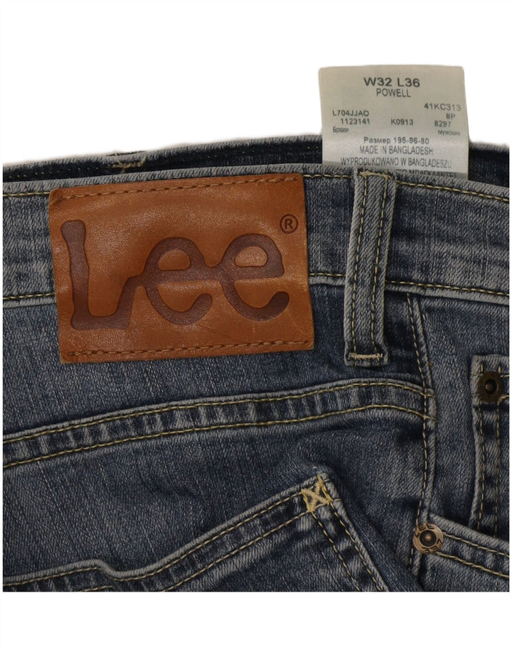 LEE Vaqueros Powell Slim para Hombre W32 L31 Algodón Azul