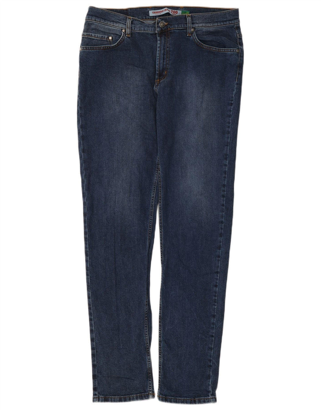 Carrera Hombre 700 Vaqueros Rectos Regulares W36 L34 Algodón Azul