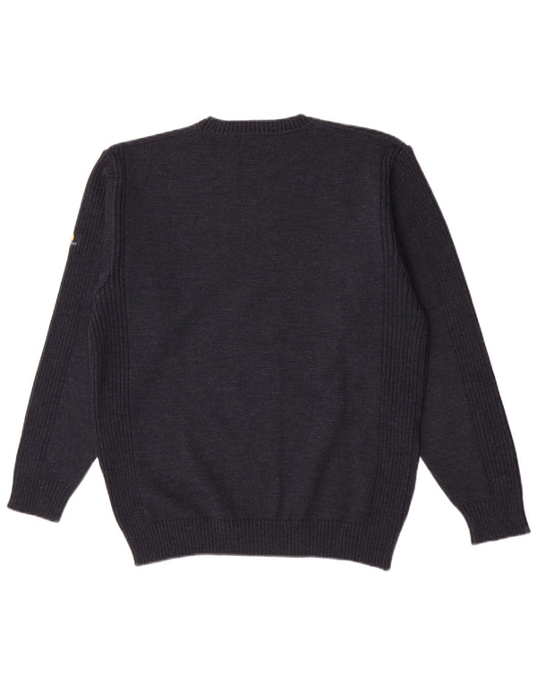 Sail Exp Jersey de cuello redondo para hombre IT 50 Medium Navy Blue Wool