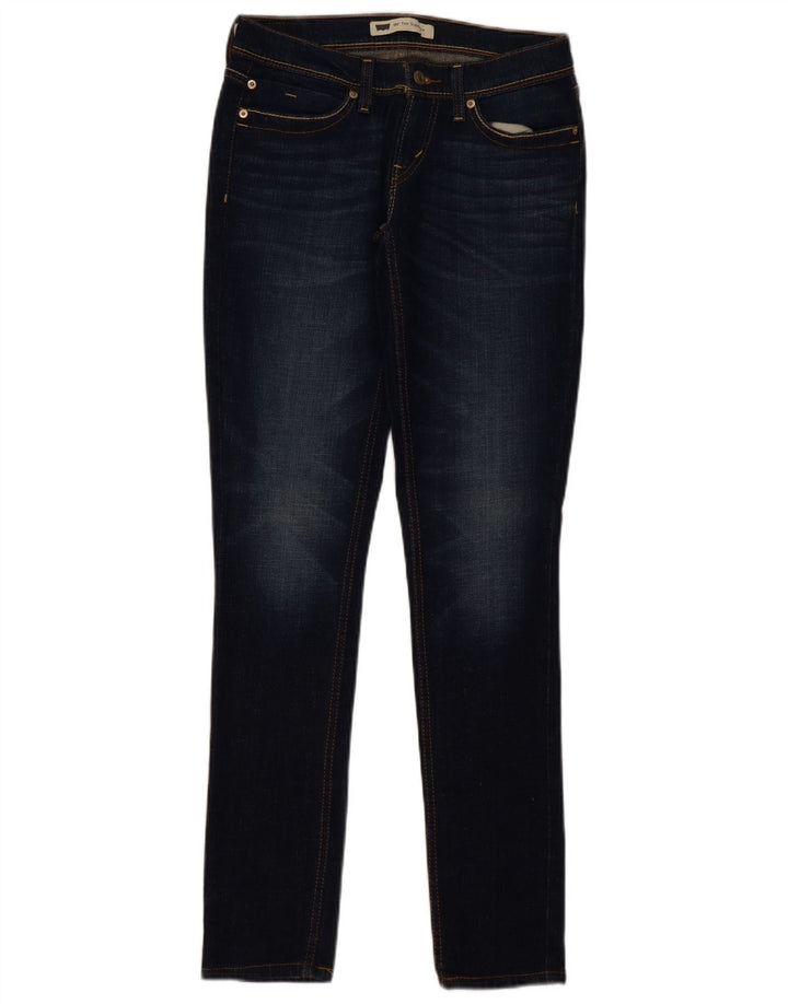 Levi's Mujer 524 Super Low Slim Jeans W30 L32 Algodón Azul Marino