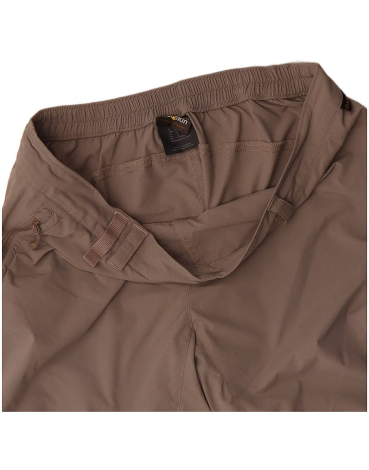 Jack Wolfskin Bermudas para mujer UK 12 Medium W34 Caqui Poliamida