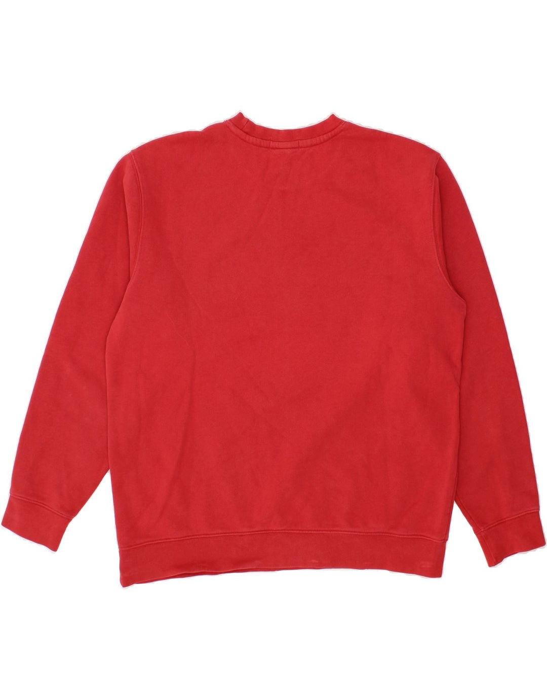 LANDS END Mens Sweatshirt Jumper Large Red Cotton Vintage Lands End and Second-Hand Lands End from Messina Hembry 