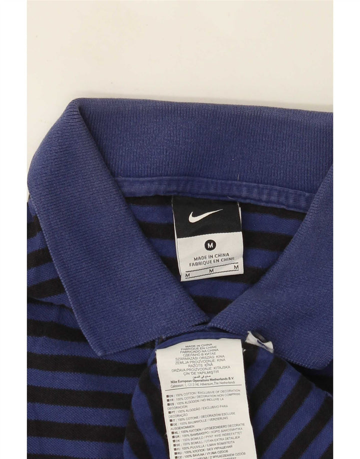 Polo Nike Inter Milan De Algodón A Rayas Azul Marino Medio Para Hombre