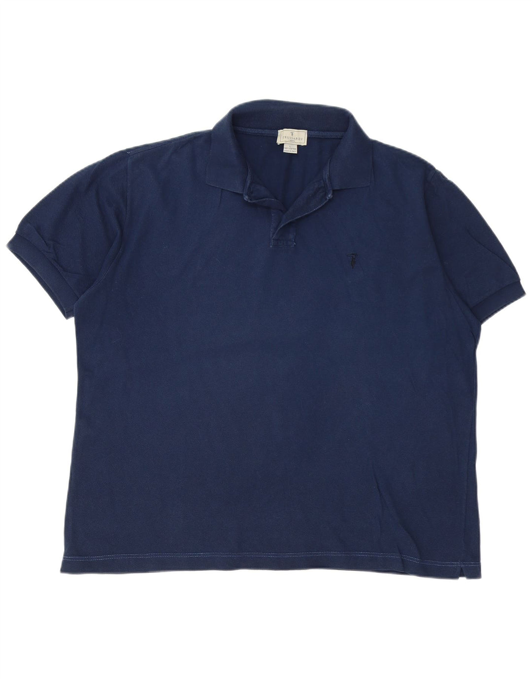 Polo Trussardi Hombre Large Azul Marino Algodón