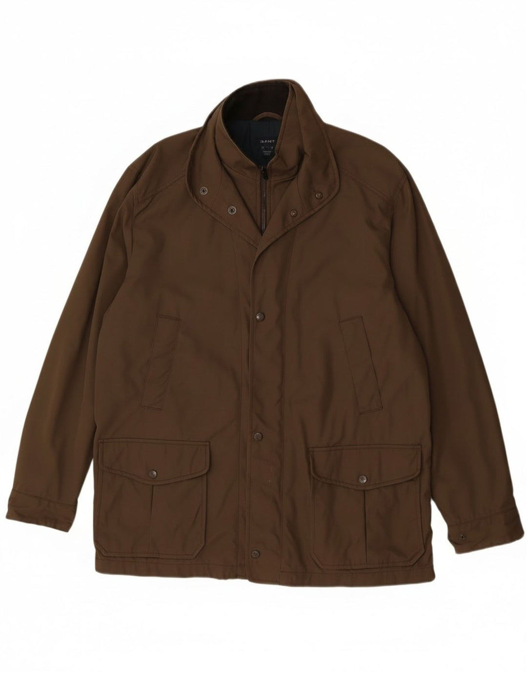 Gant Chaqueta utilitaria para hombre UK 40 Large Marrón Poliéster