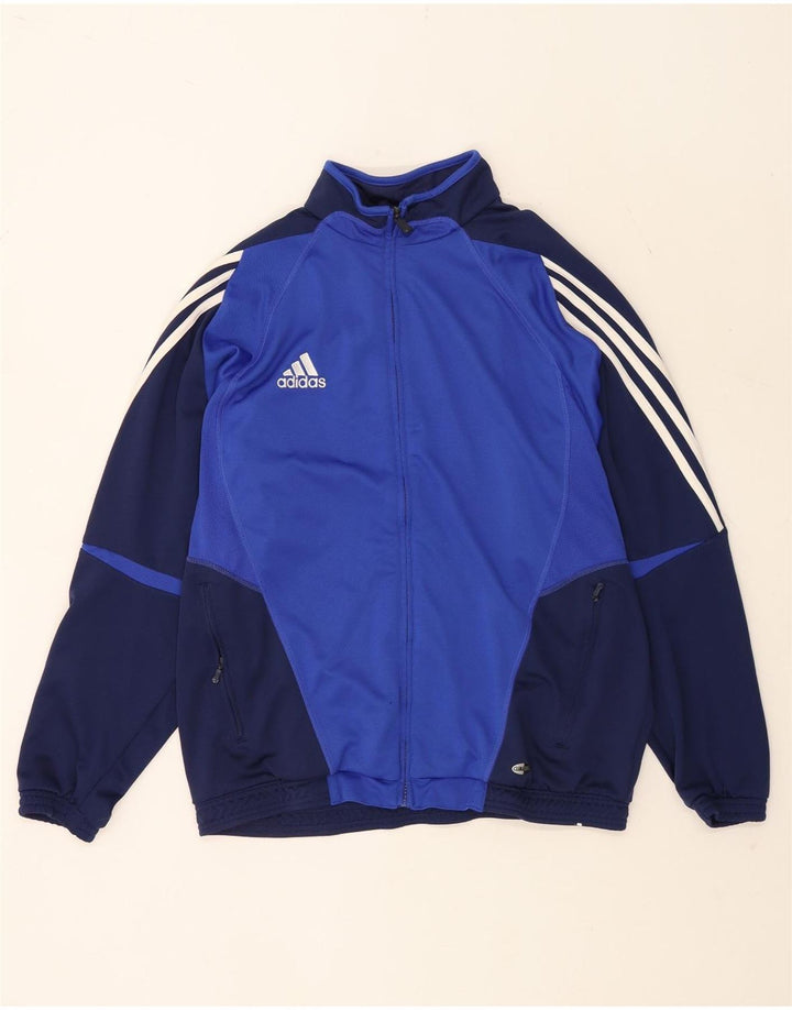 Adidas Mens Climacool Chándal Top Chaqueta Reino Unido 42/44 Grande Azul Marino