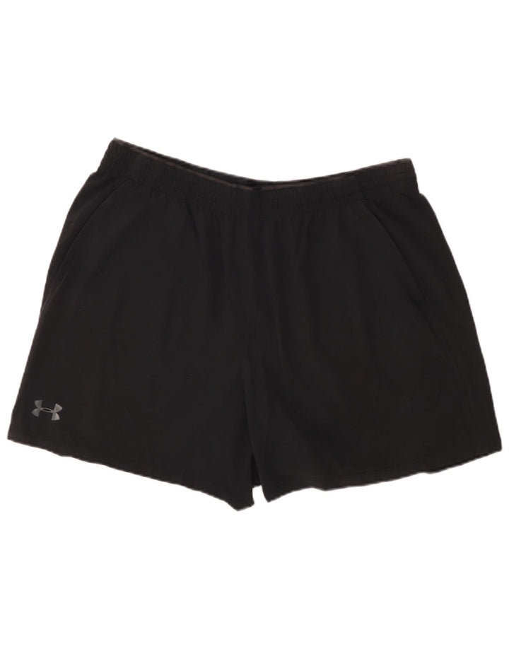 Under Armour Pantalones cortos deportivos Heat Gear para hombre XL Negro