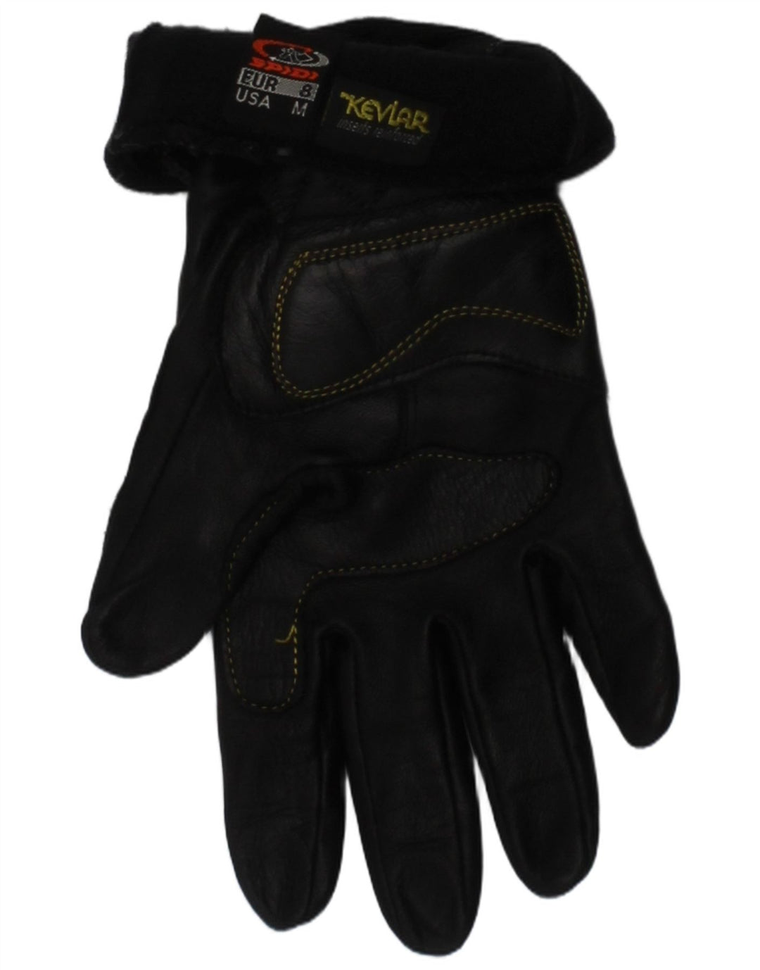 Spidi Mujer Lady Line Biker Guantes De Cuero Medianos Negros Moto