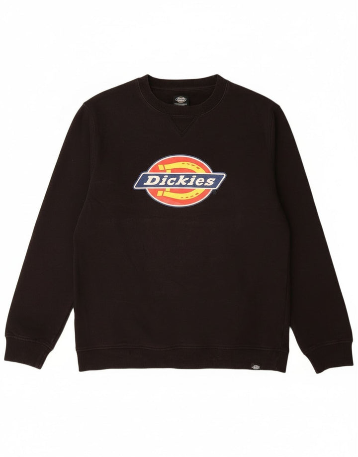 Dickies Hombre Sudadera Gráfica Jumper XL Algodón Negro