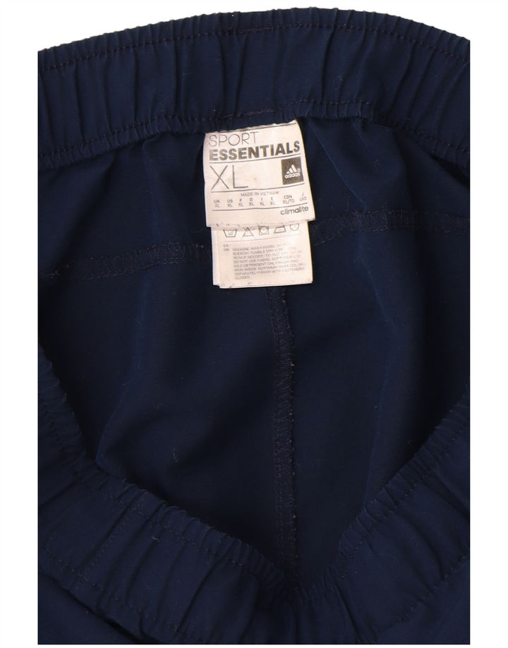 ADIDAS Hombre Climalite Pantalón Chándal XL Azul Marino Poliéster