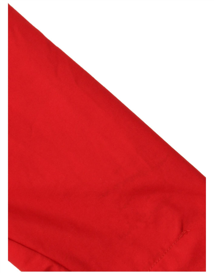 Kappa Chaqueta impermeable para mujer UK 10 Small Red Polyamide