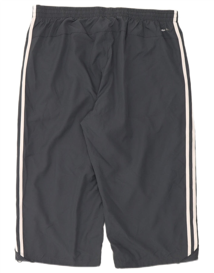 Adidas Bermudas Deportivas Hombre XL Gris Poliéster