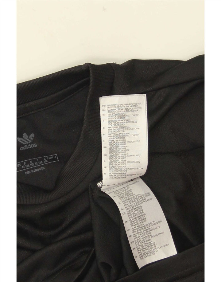 Adidas Camiseta gráfica para niño 12-13 años Negro Poliéster