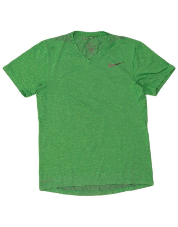 Camiseta Nike Dri Fit para hombre Verde mediano