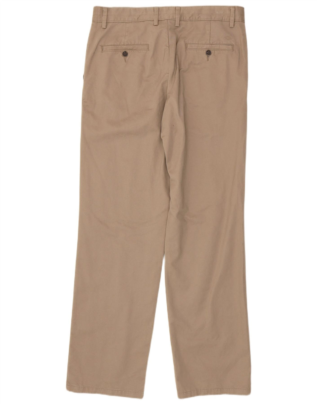 DOCKERS Pantalón chino recto para hombre W34 L34 Algodón beige