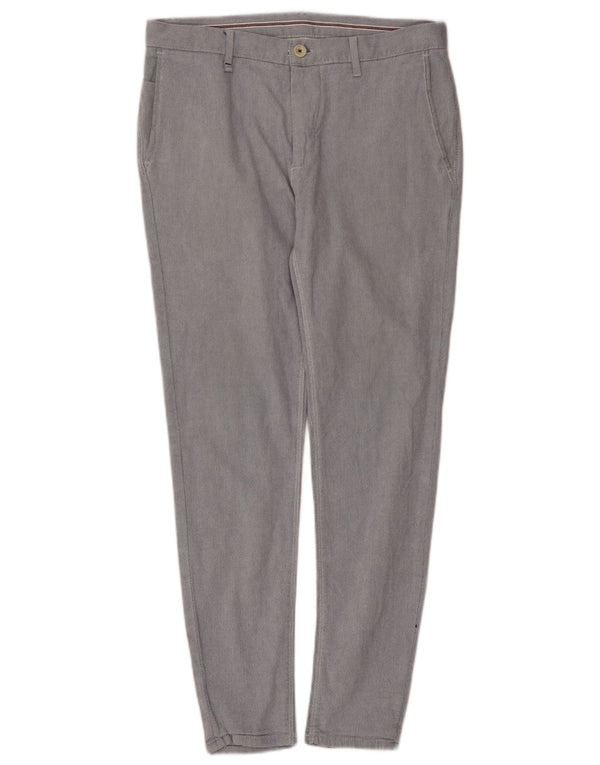 Zara Mens Skinny Chino Pantalones EU 40 Medium W31 L28 Algodón Azul