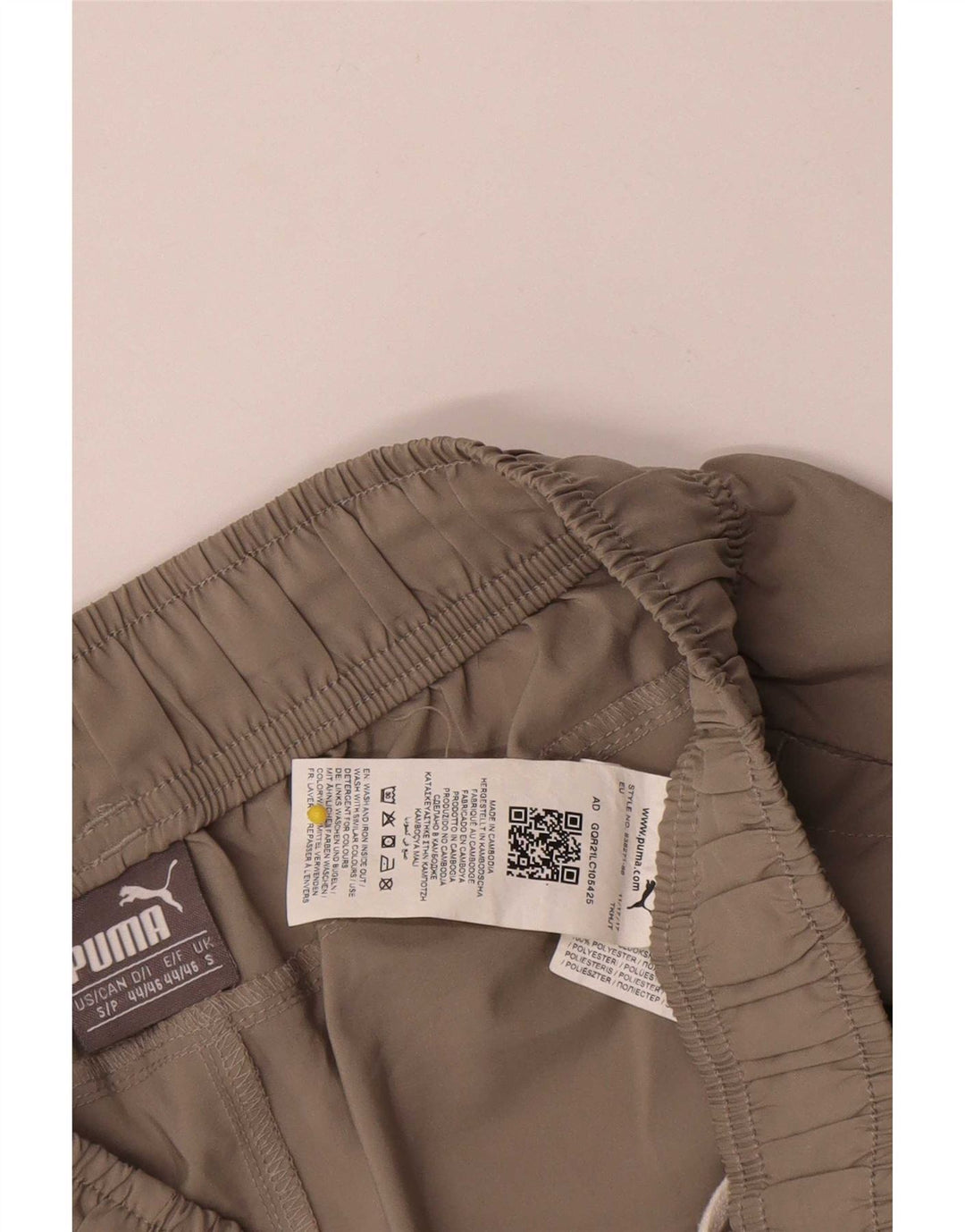 Puma Mujer Sport Shorts Small Beige Poliéster