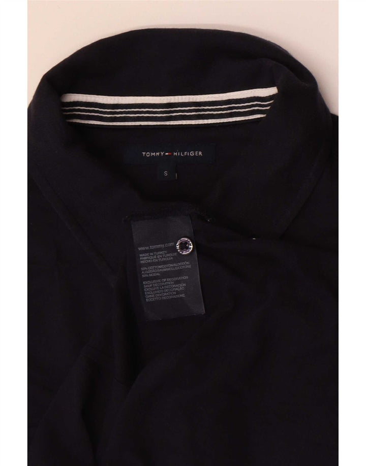 Tommy Hilfiger Camisa tipo pulóver para mujer UK 10 Small Azul marino Algodón