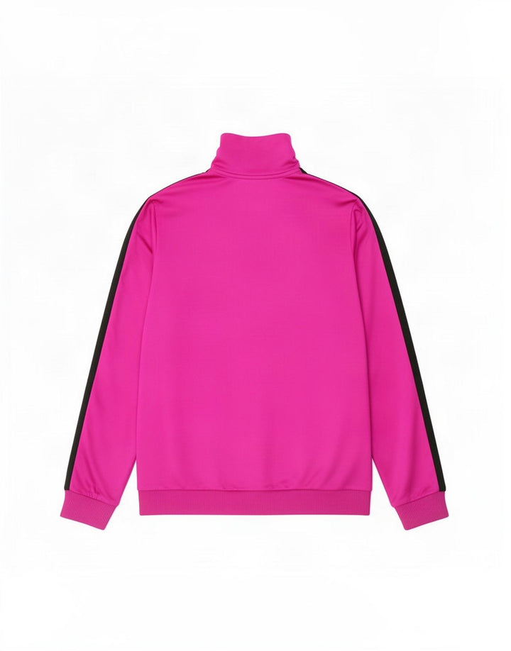 Adidas Mujer Chándal Top Chaqueta UK 16/18 Grande Rosa Poliéster