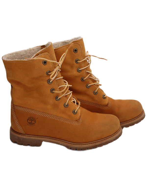 Timberland Botas estilo piel de oveja para mujer Talla UK 5.5 Cuero marrón