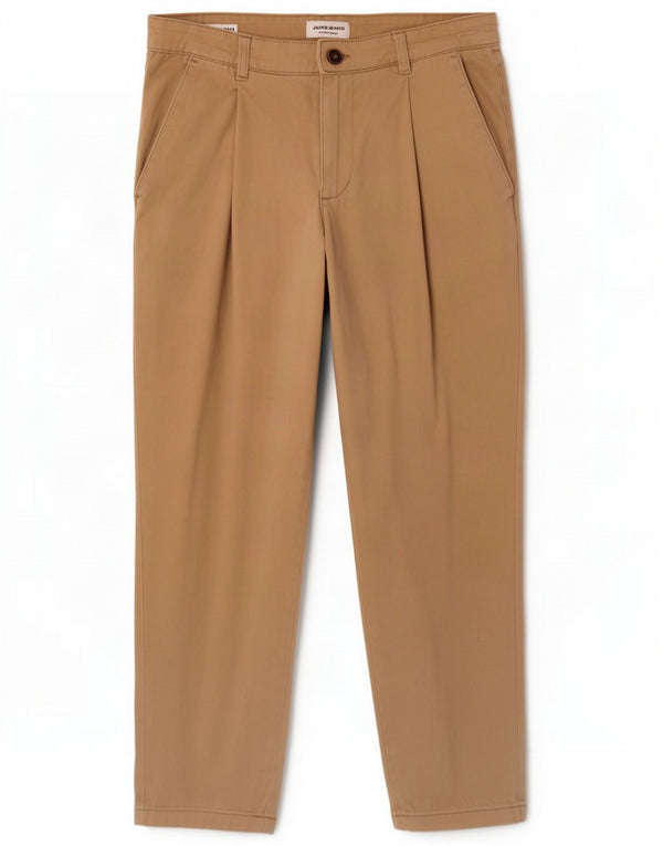 Jack & Jones Pantalones cortos holgados para hombre W30 L25 Algodón beige