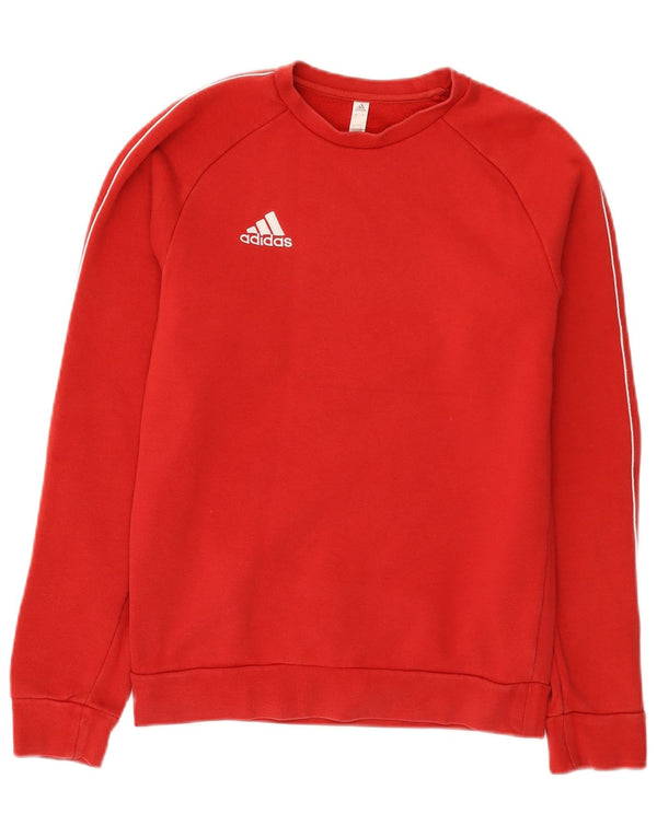 Adidas Hombre Sudadera Jumper Small Rojo Algodón