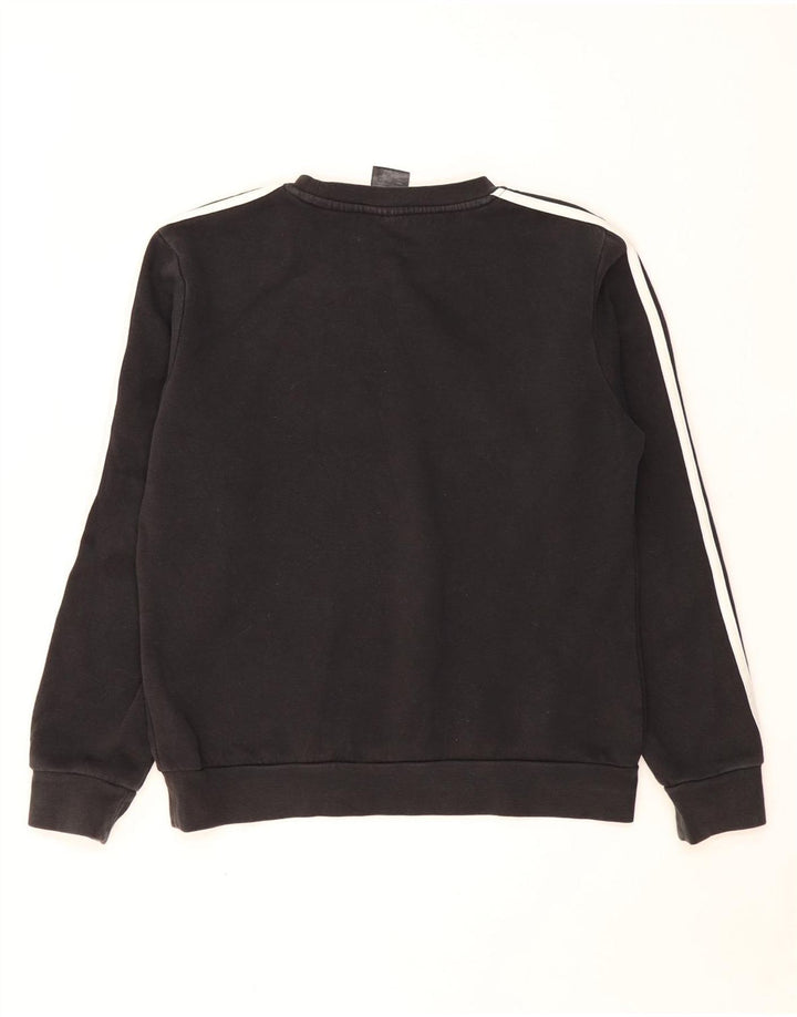 Adidas Mujer Sudadera Jumper UK 12/14 Mediano Negro Algodón