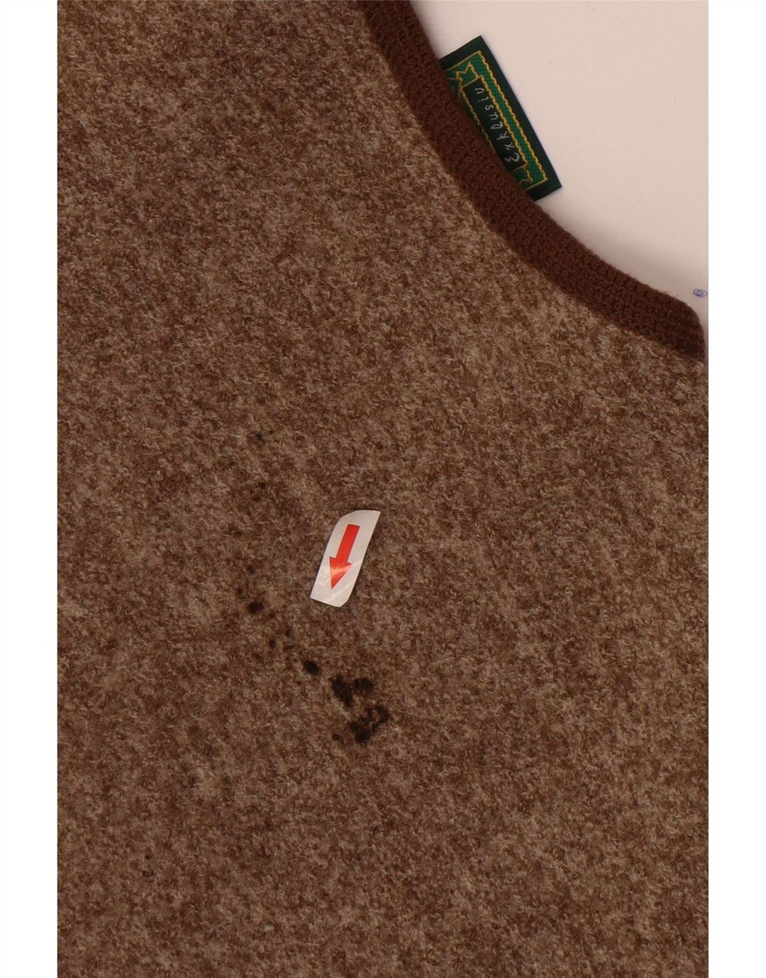 Pfister Chaleco para hombre EU 54 XL Lana color block marrón