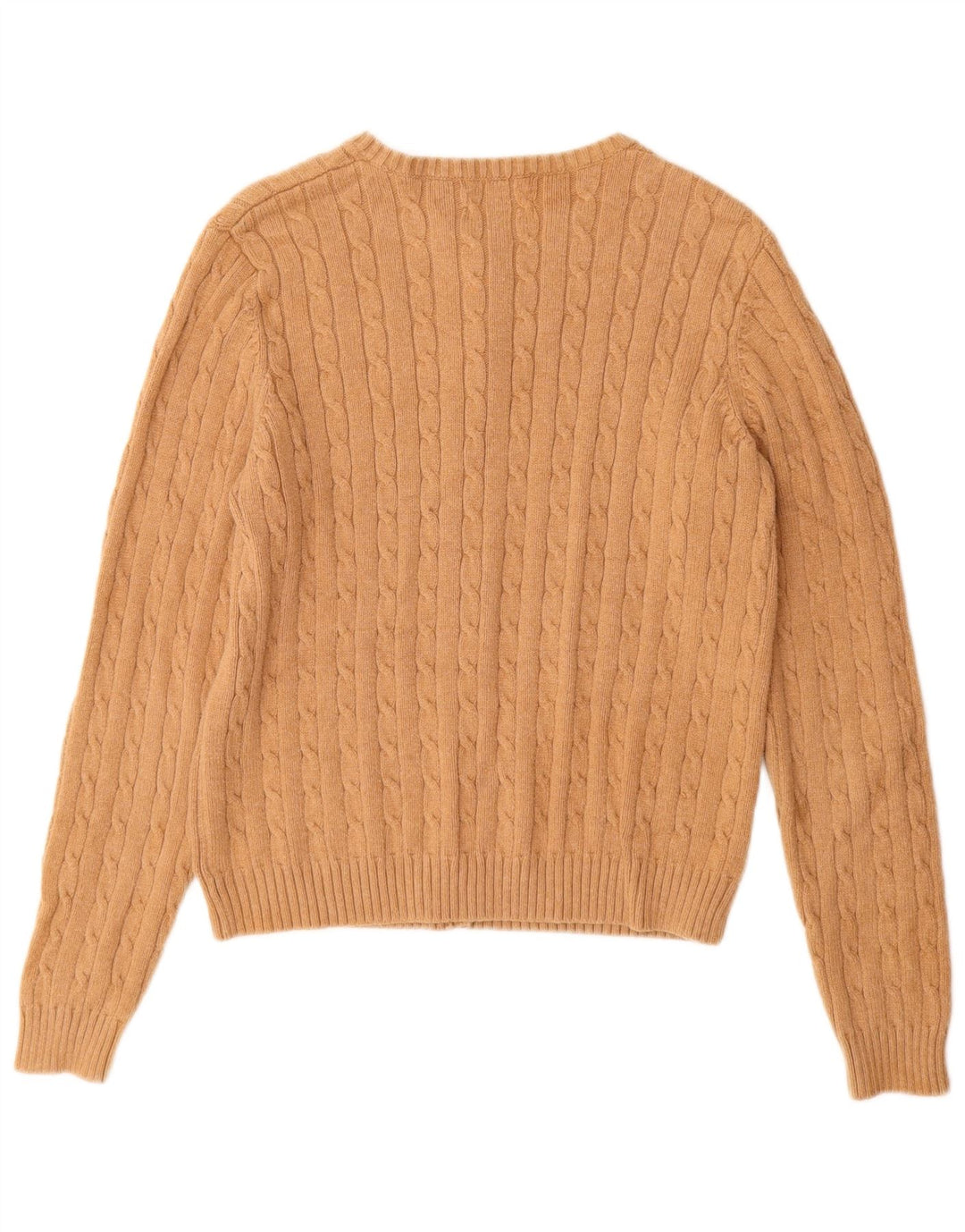 EDDIE BAUER Suéter tipo cárdigan para mujer Reino Unido 12 Algodón beige medio