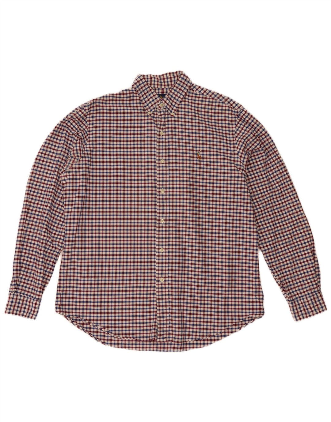 Camisa Polo Ralph Lauren Hombre Grande Cuadros Multicolor Algodón