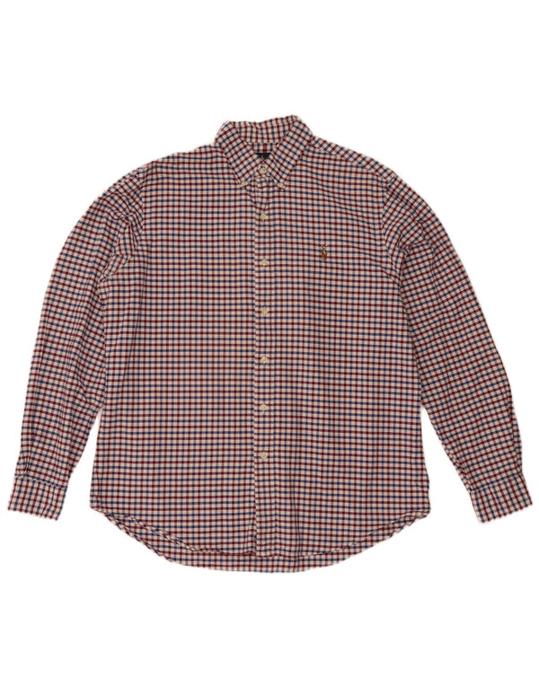 Camisa Polo Ralph Lauren Hombre Grande Cuadros Multicolor Algodón