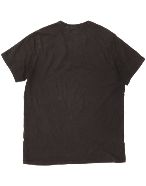 Levi's Camiseta estándar para hombre, talla grande, color negro
