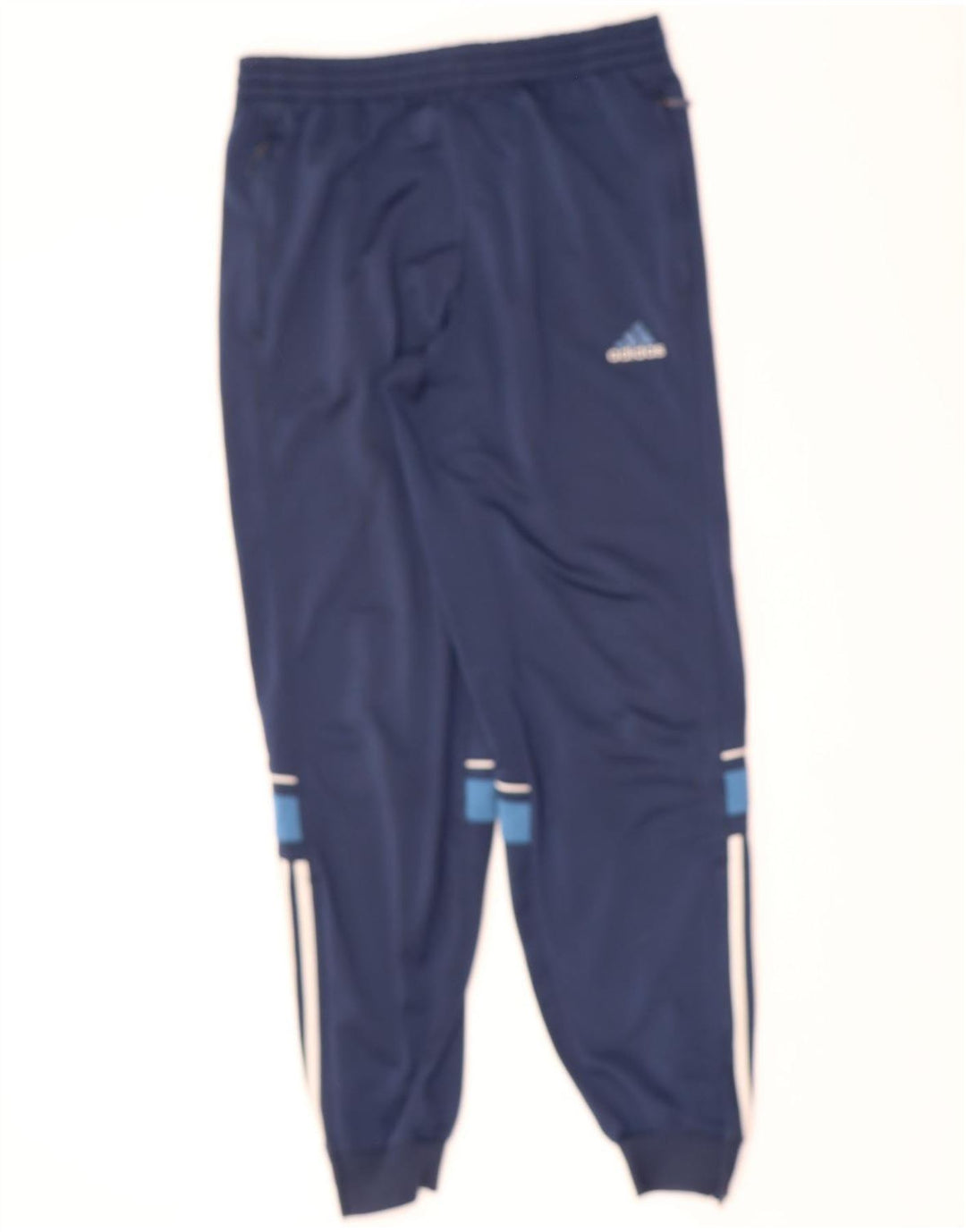 ADIDAS Mens Tracksuit Trousers Joggers Large  Navy Blue Polyester Vintage Adidas and Second-Hand Adidas from Messina Hembry 