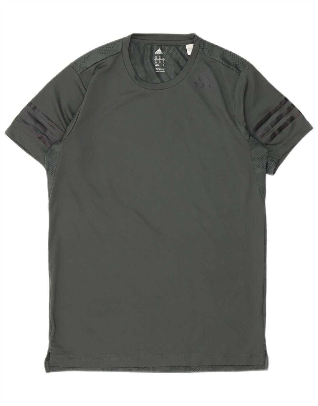 Adidas Hombre Climacool Camiseta Top XS Verde Camuflaje Poliéster